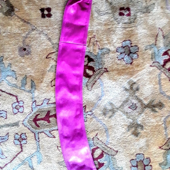 Made in Italy nappa leather cinch belt, X Small - Picture 5 of 5